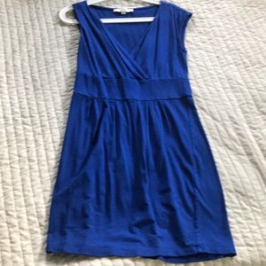 Royal blue dress from the Loft